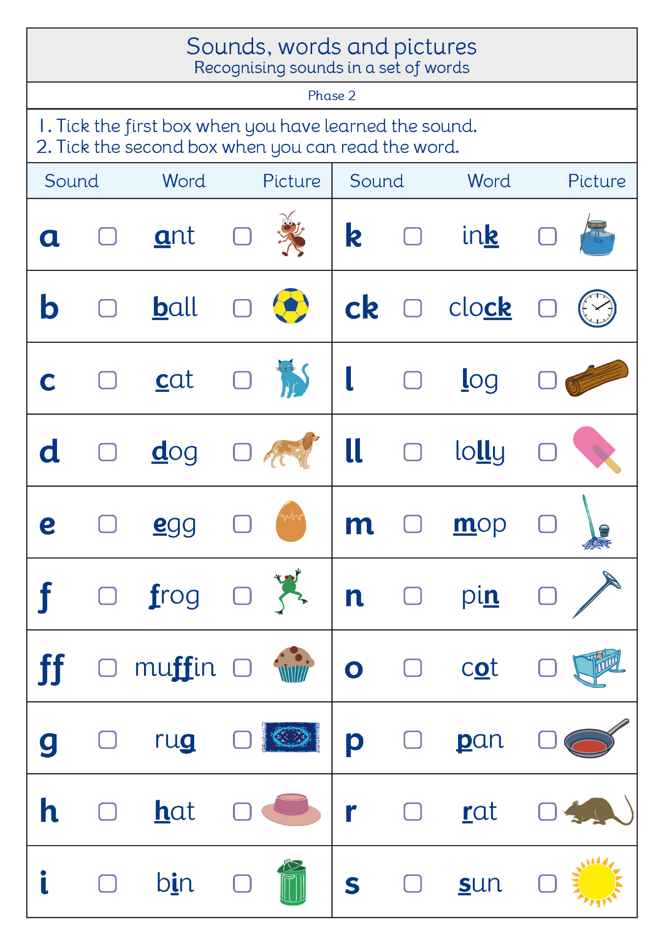 Reading Record - BDA5-R101 Y1 Reading Diary and Phonics Phases (Farm ...