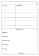 Picture of BDA5-RSHD2 Reading, Spelling & Homework Diary (Purple) -Bargain